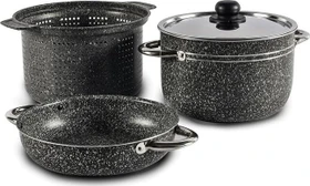 Beaver Brand Stone Rock 22 Fast-A-Pasta 22 Kochtopfset 5l