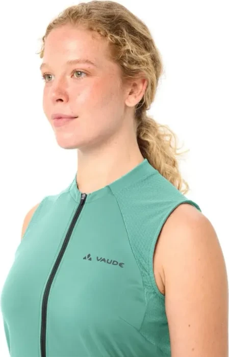 Vaude Matera FZ Trikot ärmellos sage (Damen)