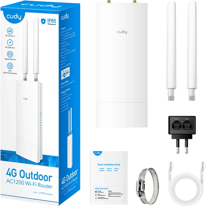 Cudy LT700 Outdoor, Outdoor, LTE, AC1200