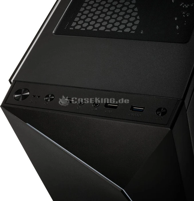 Antec NX300, schwarz, Glasfenster