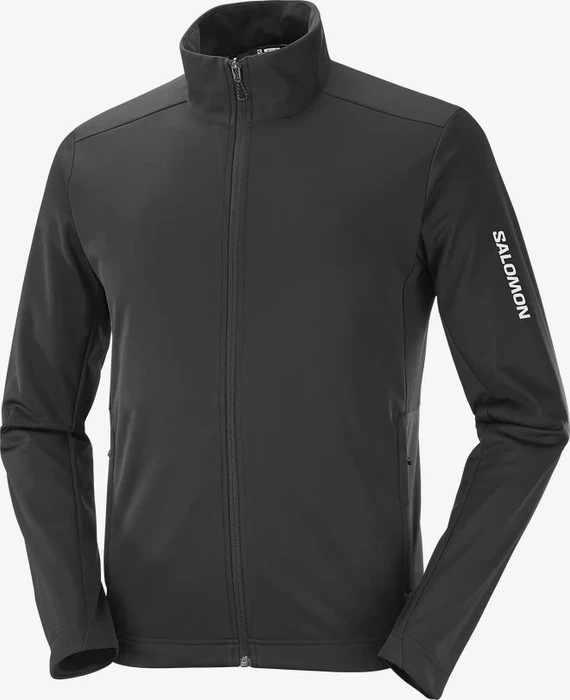 Salomon Gore-Tex Infinium Windstopper Funktionsjacke deep black (Herren)