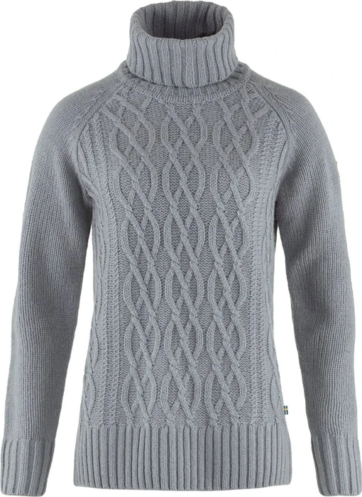 Fjällräven Övik Cable Roller Neck Strickpullover (Damen)
