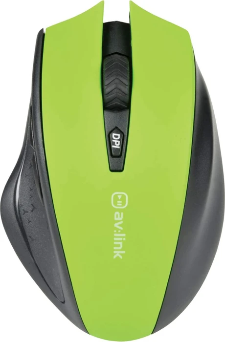 AV:Link 2.4G Hand-Byte Wireless Gaming Mouse grün/schwarz, USB