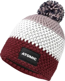 Atomic Racing Beanie dusty rose/white/maroon (Junior)
