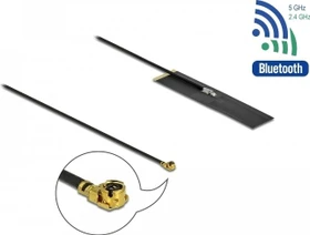 DeLOCK WLAN 802.11 ac/ax/a/b/g/n Antenne, 5GHz/2.4GHz, 1.70-4.70dBi, MHF, omnidirektional