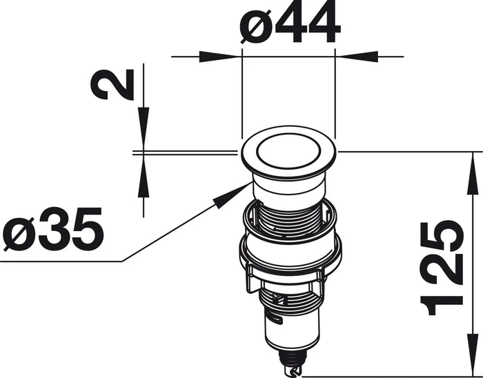 Blanco PushControl