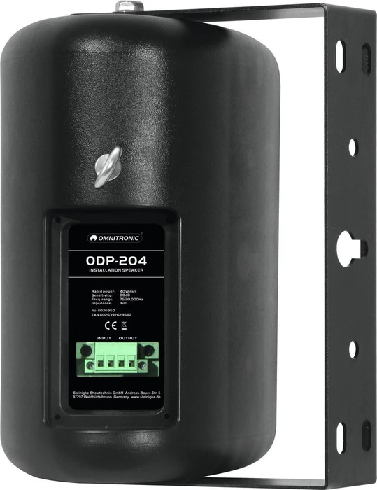 Omnitronic ODP-204 schwarz, Paar