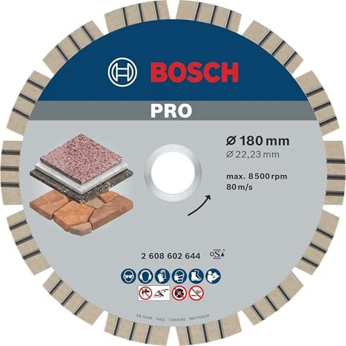 Bosch Professional Best for Stone Diamanttrennscheibe, 180x2.4x22.23mm, 1 Stück