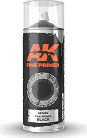 AK-Interactive fine primer black spray, 400ml