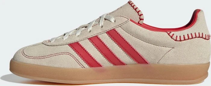 adidas Gazelle Indoor beige/better scarlet/cream white (Damen)