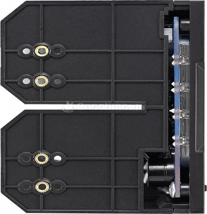 AeroCool Modern V schwarz, 2x 5.25" Dualbay Lüftersteuerung 4-Kanal