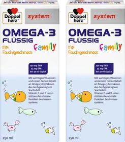 Doppelherz system Omega-3 Family flüssig, 500ml (2x 250ml)