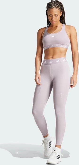 adidas TECHFIT Hose 7/8 preloved fig (Damen)