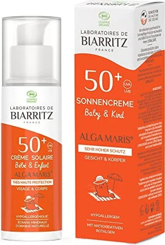 Laboratoires de Biarritz Alga Maris Sonnencreme Kinder LSF50+, 50ml