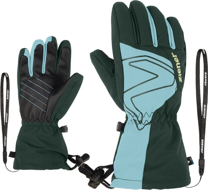Ziener Laval AS Skihandschuhe dark jungle (Junior)