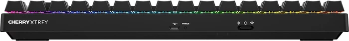 Cherry Xtrfy K33 Compact Wireless, schwarz, LEDs RGB, USB/Bluetooth, DE