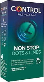 Control Non Stop Dots & Lines Kondome, 12 Stück