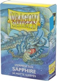Dragon Shield Matte Sleeves Japanese sapphire, 60 Stück