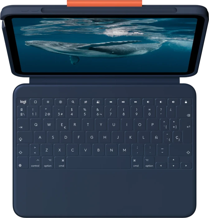 Logitech Rugged Combo 4c für iPad 10/iPad 11 A16, Classic Blue, ES