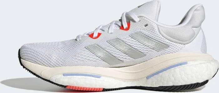 adidas Solarglide 6 cloud white/silver metallic/solar red (Damen)