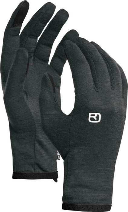 Ortovox 185 Rock'N'Wool Liner Skihandschuhe black raven (Damen)