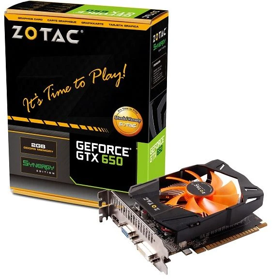 Zotac GeForce GTX 650 Synergy, 2GB GDDR5, VGA, DVI, HDMI