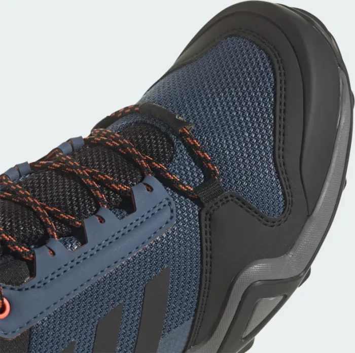 adidas Terrex AX3 GTX wonder steel/core black/semi impact orange (Herren)