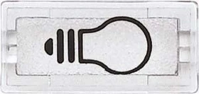 Merten System M Symbole rechteckig Licht, glasklar