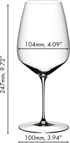 Riedel Veloce Cabernet/Merlotglas, 4 Stück
