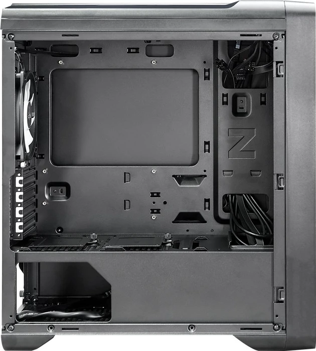 Zalman M3 Plus RGB, schwarz, Glasfenster