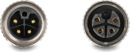 DeLOCK M12 Kabel Stecker zu Buchse L-kodiert, 5m