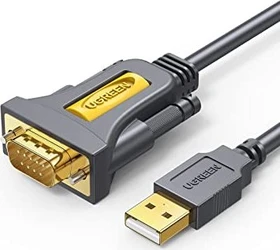 Ugreen USB/RS232-Kabel Stecker/Buchse, 1m schwarz (20210)