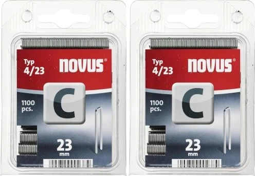 Novus Typ 4 Tacker-Klammern, 23x6.1mm, 1100 Stück