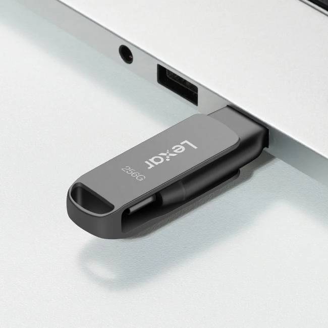 Lexar JumpDrive D400 256GB, USB-A + USB-C, USB 3.2 Gen 1×1