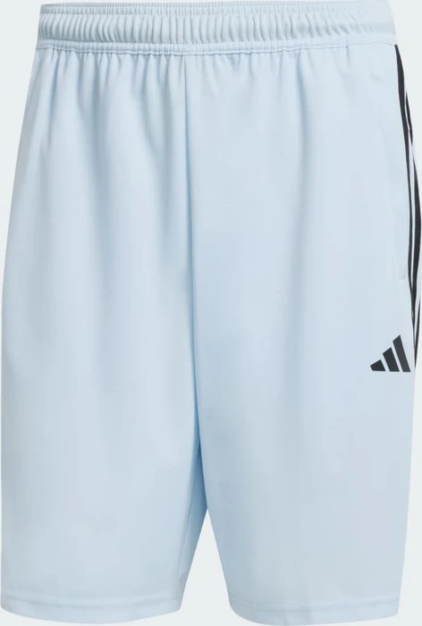 adidas Train Essentials Piqué 3-Streifen Trainingshose kurz glow blue/black (Herren)