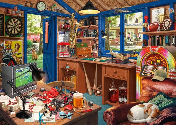 Schmidt Spiele Secret Puzzle - Vaters Werkstatt