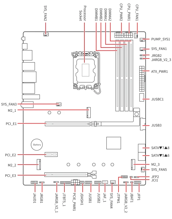 MSI MAG B860 Tomahawk WIFI (Intel 1851)