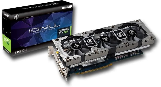 INNO3D GeForce GTX 680 iCHILL HerculeZ 3000, 4GB GDDR5, 2x DVI, HDMI, DP