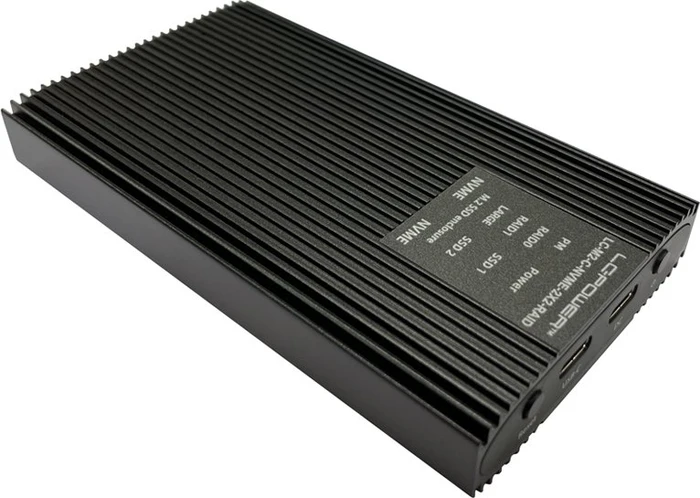 LC-Power LC-M2-C-NVME-2X2-RAID, USB-C 3.2