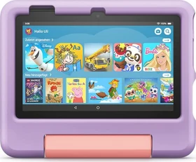 Amazon Fire 7 KFQUWI 2022, ohne Werbung, violett, 16GB, Kids Edition