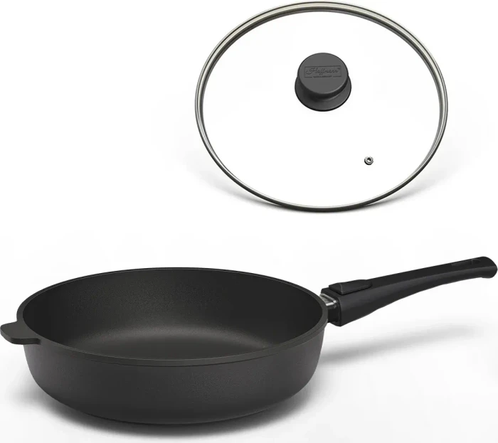 Hoffmann Hochrandpfanne mit Deckel 24cm