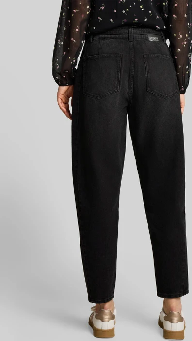 Tom Tailor Adea Barrel mit Gürtel Jeans schwarz (Damen)