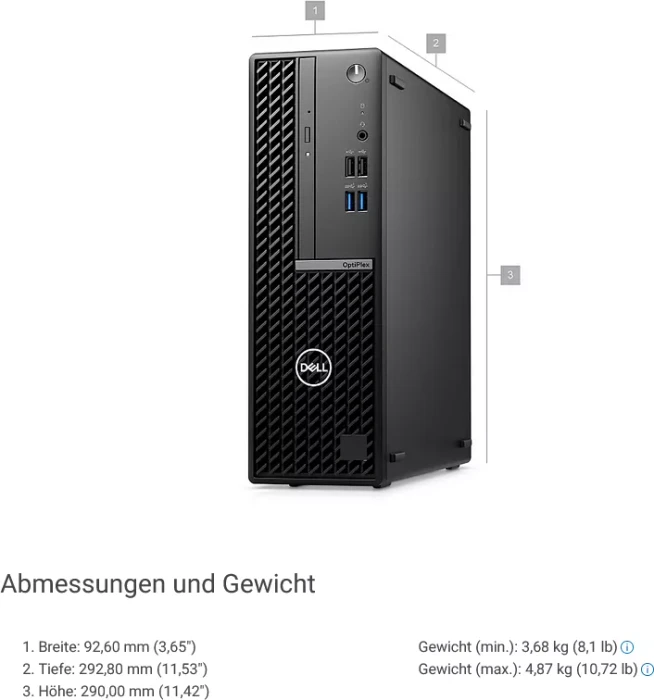 Dell OptiPlex 7010 SFF, Core i3-13100, 8GB RAM, 256GB SSD
