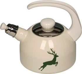 Riess Country Flötenkessel Plus Hirsch Wasserkessel 2l grün