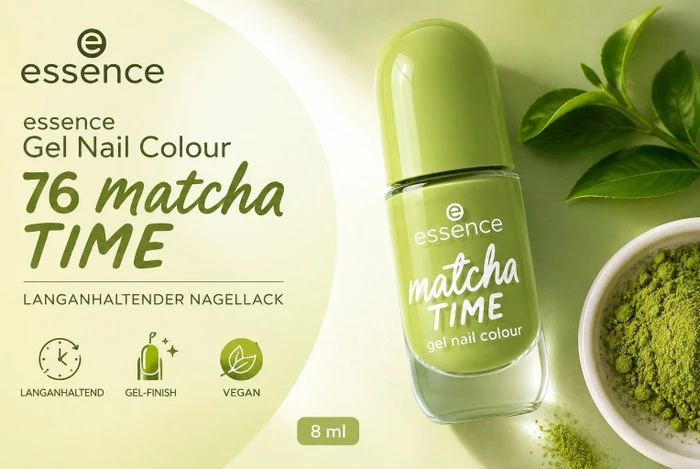 Essence gel nail colour Nagellack 76 matcha time, 8ml