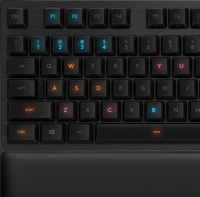 Logitech G513 Carbon, schwarz, Romer-G Linear, USB, DE