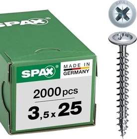 Spax WIROX A9J 4CUT PZ2 Universalschraube, 3.5x25mm, 2000 Stück