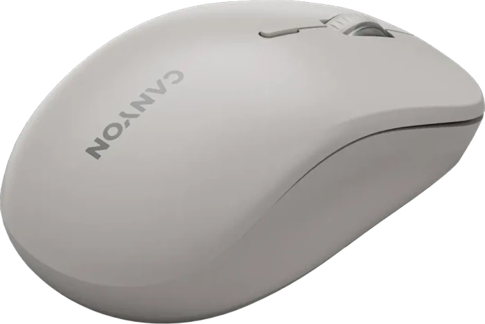 Canyon MW-12 Silent Wireless Mouse grau, USB/Bluetooth