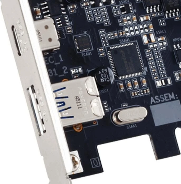 GIGABYTE GC-USB 3.1, 1x USB-C 3.1, 1x USB-A 3.1, PCIe 2.0 x4
