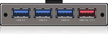 RaidSonic Icy Box IB-AC617 USB-Hub, 7x USB-A 3.0, USB 3.0 Micro-B [Buchse]